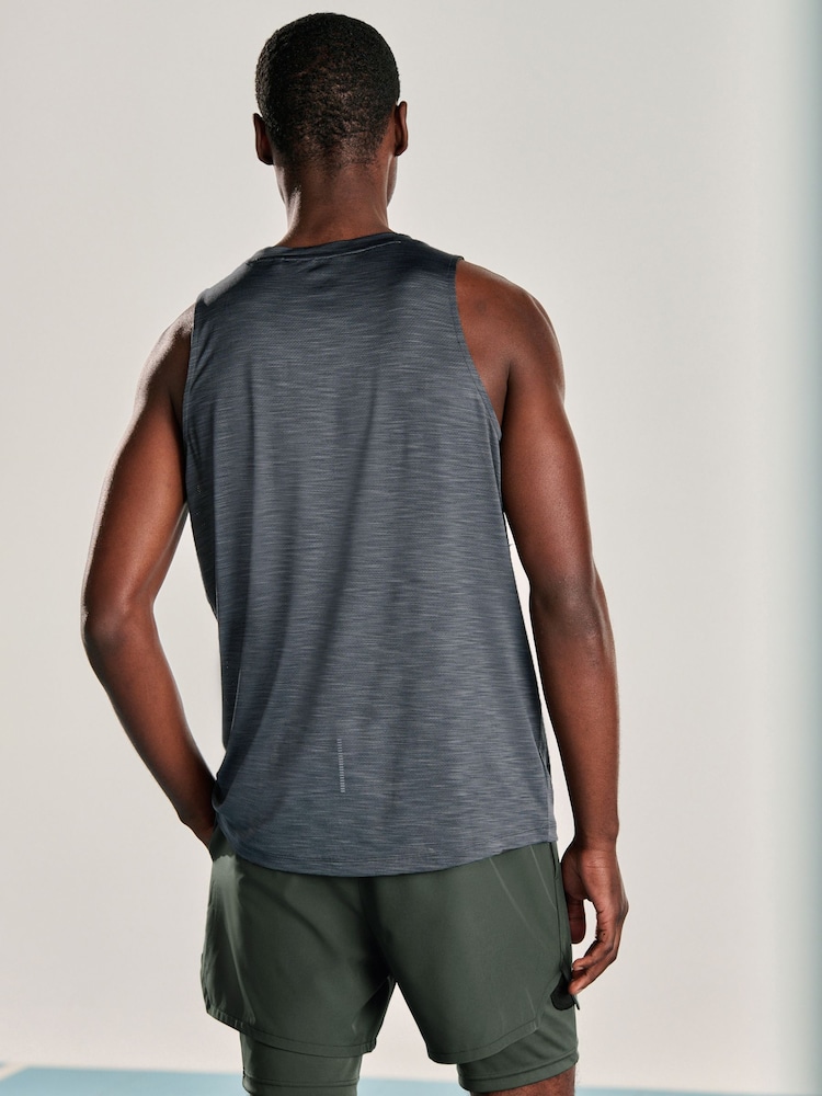 Antraciet - Actief gym training T-shirt - Image 7 of 16