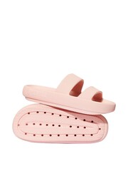 Victoria's Secret PINK Wanna Be Pink Double Strap Pillow Sliders - Image 1 of 2