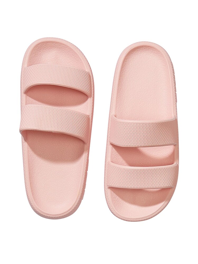 Victoria's Secret PINK Wanna Be Pink Double Strap Pillow Sliders - Image 2 of 2
