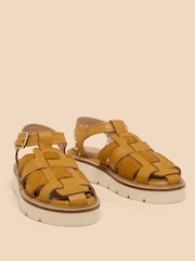 White Stuff Brown Chunky Fisherman Sandals - Image 2 of 4