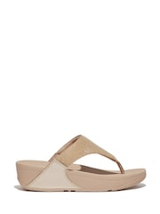 Fitflop Lulu Shimmerlux Toe Post Sandals - Image 1 of 7