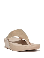 Fitflop Lulu Shimmerlux Toe Post Sandals - Image 3 of 7