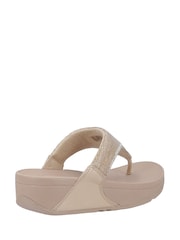 Fitflop Lulu Shimmerlux Toe Post Sandals - Image 4 of 7