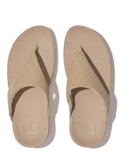 Fitflop Lulu Shimmerlux Toe Post Sandals - Image 5 of 7