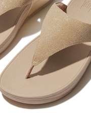 Fitflop Lulu Shimmerlux Toe Post Sandals - Image 6 of 7