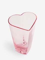 Pink Heart Glass Vase - Image 5 of 5