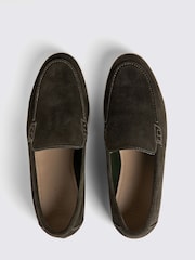 MOSS Green Lewisham Suede Casual Loafers - Image 3 of 5