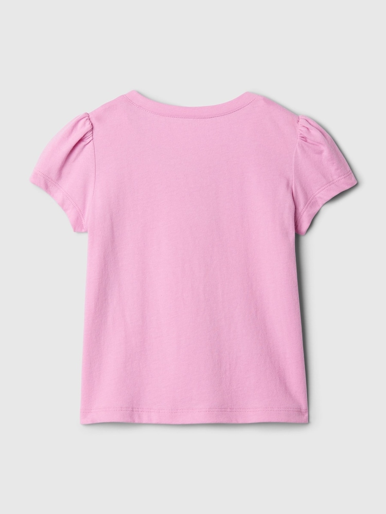Gap Pink Summer Graphic Short Sleeve T-Shirt (Newborn-5yrs) - Image 2 of 3