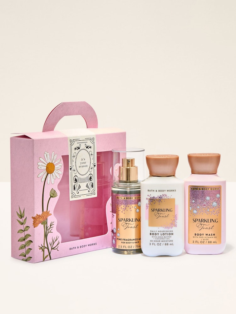 Bath & Body Works Sparkling Toast Mini Gift Set (Worth £29) - Image 1 of 3