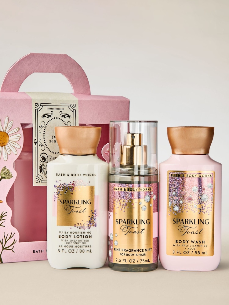 Bath & Body Works Sparkling Toast Mini Gift Set (Worth £29) - Image 2 of 3