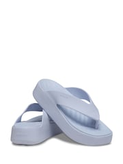 Crocs Blue Getaway Platform Flip Flops - Image 3 of 5