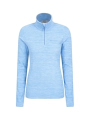 Mountain Warehouse Blue Womens Snowdon Melange Fleece - Image 1 of 3