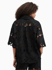 أسود - قميص مزخرف Charli من Allsaints - صورة 6 من 7