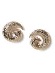 Aela Gold Tone Swirl Stud Earrings - Image 1 of 3