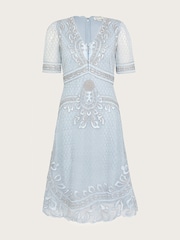 Monsoon Blue Siena Embroidered Dress - Image 5 of 5