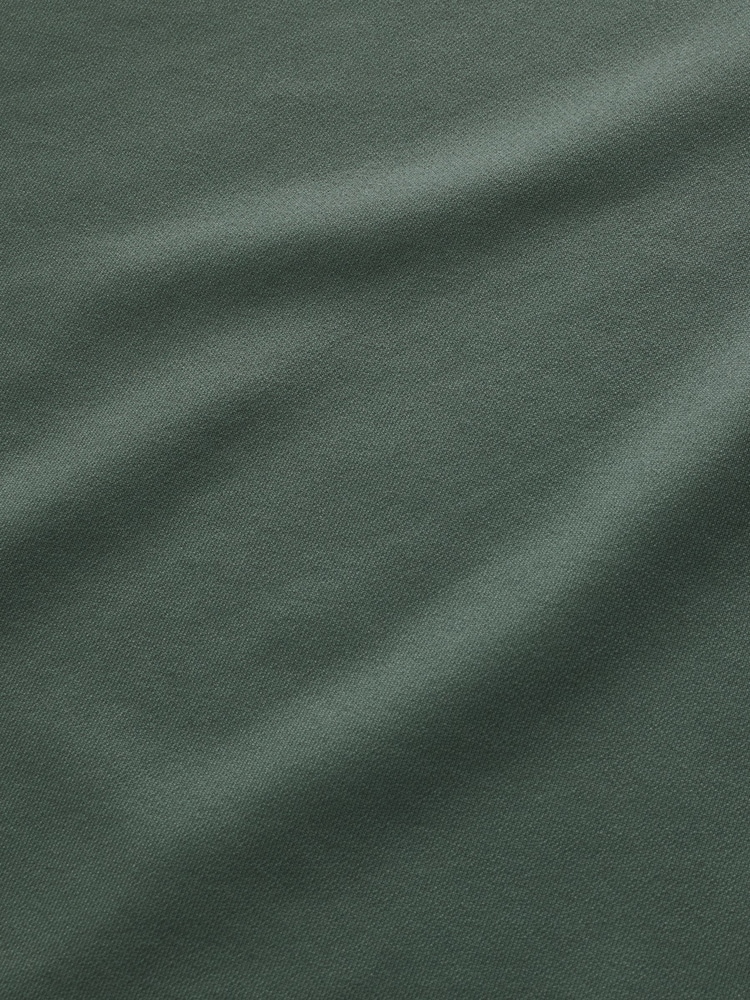 Khaki Green Active Gym Training Quarter Zip Neck - Image 7 of 7