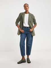 JD Williams Green Straight Blazer - Image 1 of 4