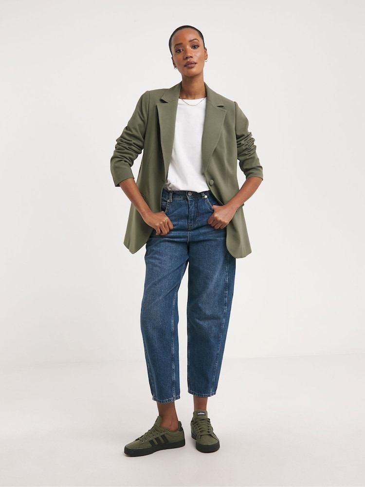 JD Williams Green Straight Blazer - Image 1 of 4