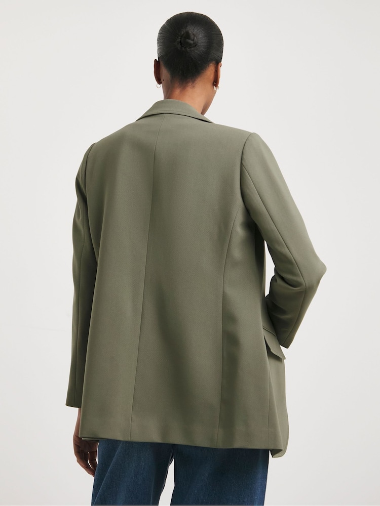 JD Williams Green Straight Blazer - Image 2 of 4