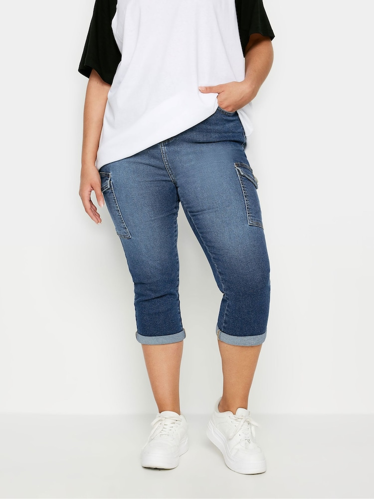 Yours Curve Denim Nilkkapituiset housut Reisitaskuhousut Farkut - Kuva 1 / 5
