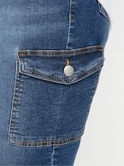 Yours Curve Denim Nilkkapituiset housut Reisitaskuhousut Farkut - Kuva 4 / 5