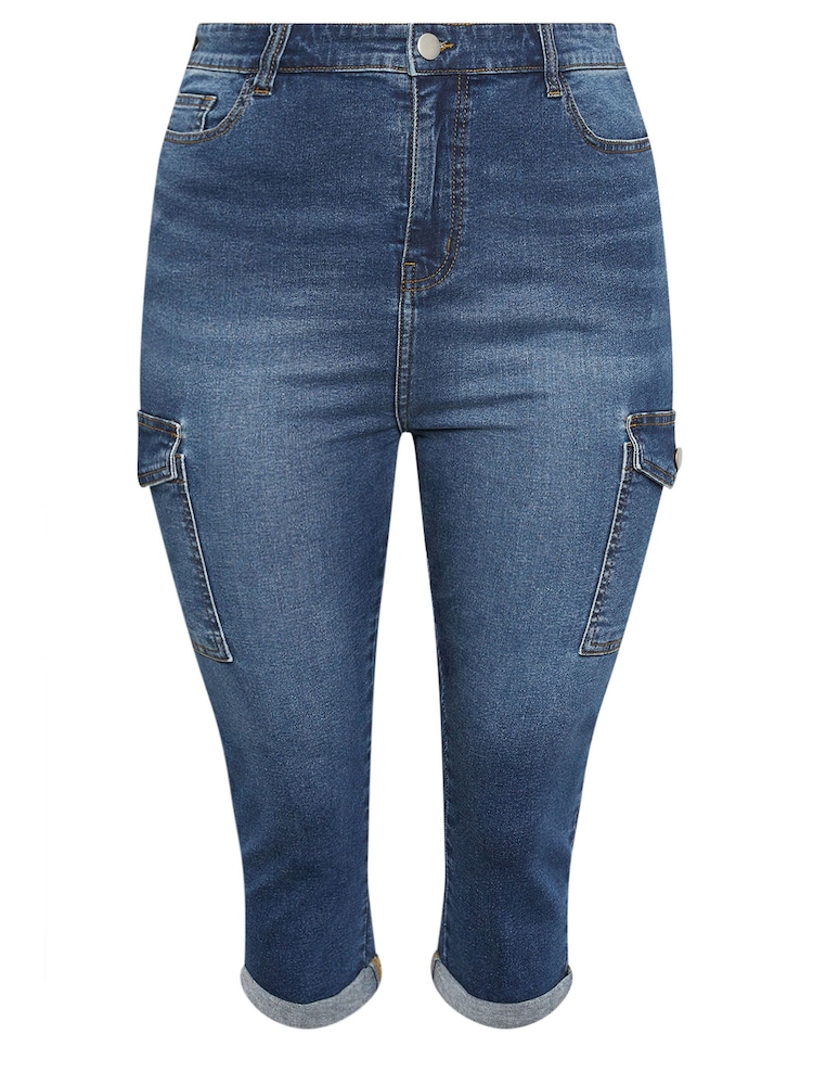 Yours Curve Denim Nilkkapituiset housut Reisitaskuhousut Farkut - Kuva 5 / 5