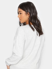 PixieGirl Petite Grey Crew Neck Sweatshirt - Image 3 of 4