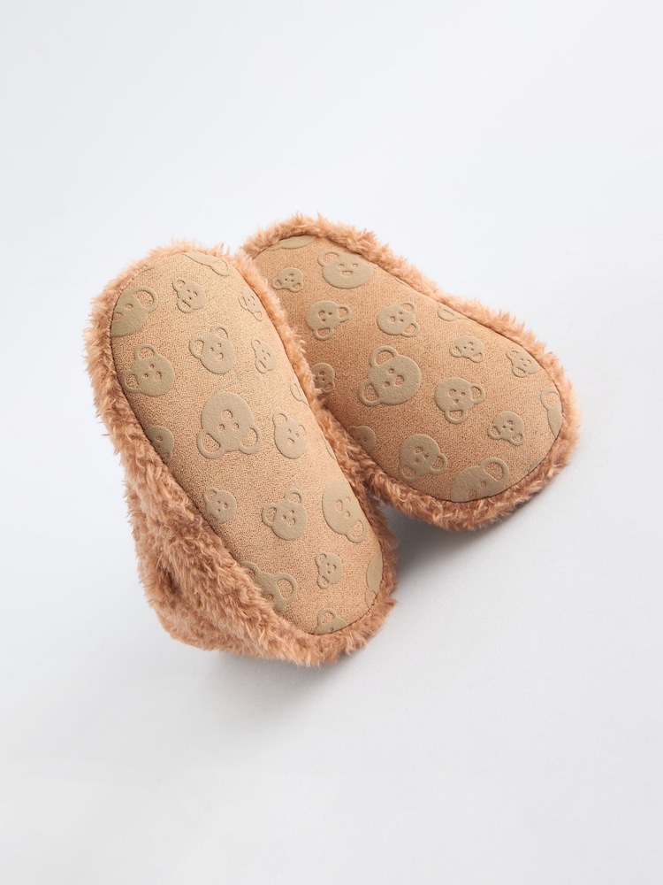 Neutral Brown Touch Fastening Character Baby Booties (0-2mths) - Image 5 of 5 Neutral Brown Touch Fastening Character Baby Booties (0-2mths) - Image 5 of 5