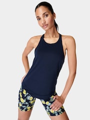 Sweaty Betty Navy Blue Breathe Easy Run Vest - Image 1 of 5
