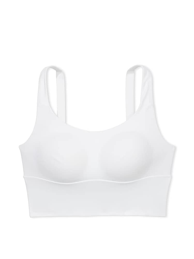 Victoria's Secret White Cross Back Mesh Sports Bra - Image 4 of 4