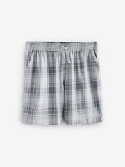 Black/Navy Blue Check Pyjamas Shorts Set 2 Pack - Image 8 of 13