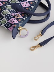 Cath Kidston Purple Wonder Mini Tote Cross-Body Bag - Image 4 of 10