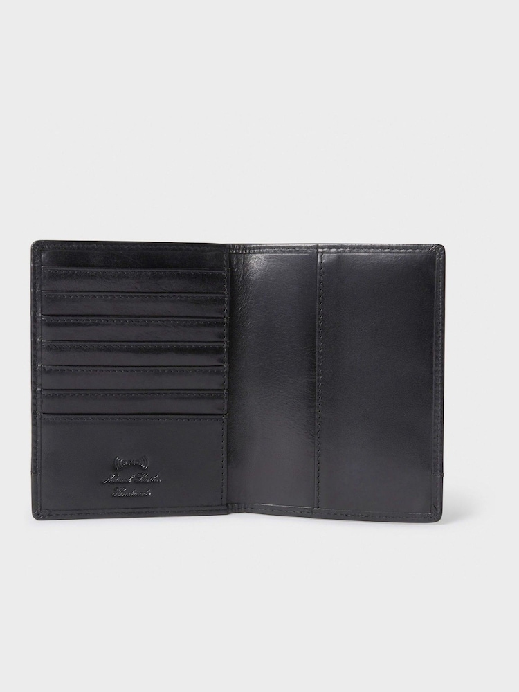 Czarny - Osprey London The London Leather Passport Cover - Image 4 of 5