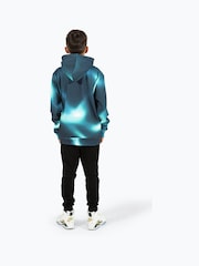 Hype Girls Multi Scribble Hearts Blue Hoodies - Image 2 of 5