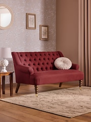 Laura Ashley Launton Rosewood Red Ropsley Small 2 Seater Sofa - Image 2 of 7