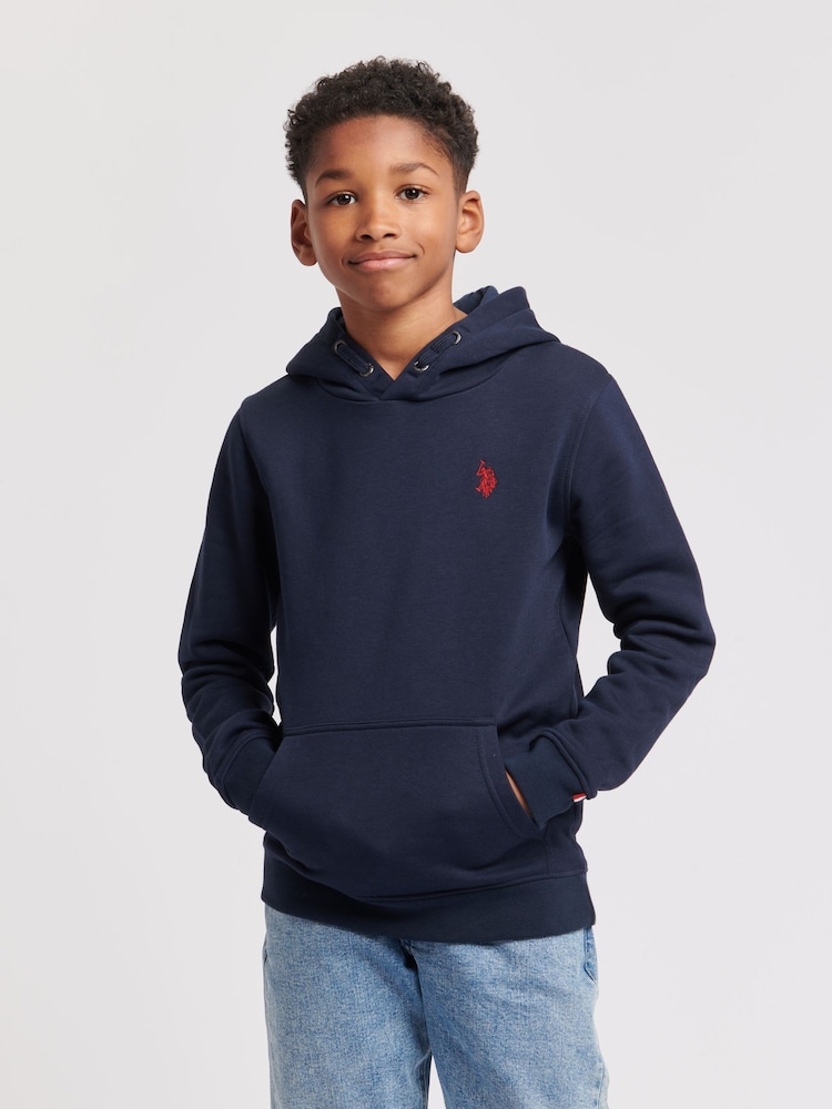 U.S. Polo Assn. Blue Double Horsemen Hoodie - Image 1 of 4 U.S. Polo Assn. Blue Double Horsemen Hoodie - Image 1 of 4