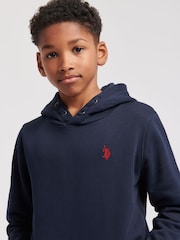 Blauw - U.S. Polo Assnvoor ons. Double Horsemen hoodie voor jongens - Image 3 of 4