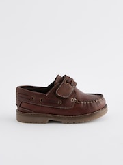 بني فاتح بني - Touch Fastening Boat Shoes - صورة 4 من 7