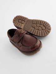 بني فاتح بني - Touch Fastening Boat Shoes - صورة 6 من 7