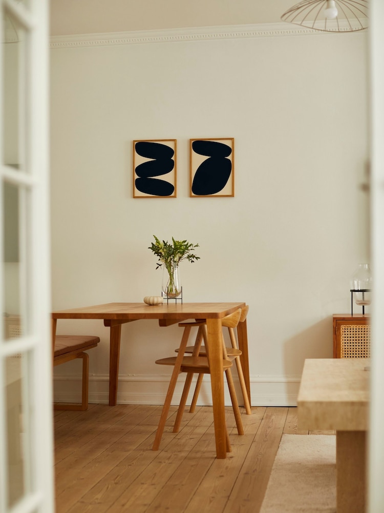 Paper Collective Beige Solid Shapes 01 Framed Wall Art Print in Natural Oak Frame - Image 4 of 4 Paper Collective Beige Solid Shapes 01 Framed Wall Art Print in Natural Oak Frame - Image 4 of 4