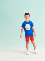 Nike Red Little Kids Mesh Shorts - Image 3 of 4