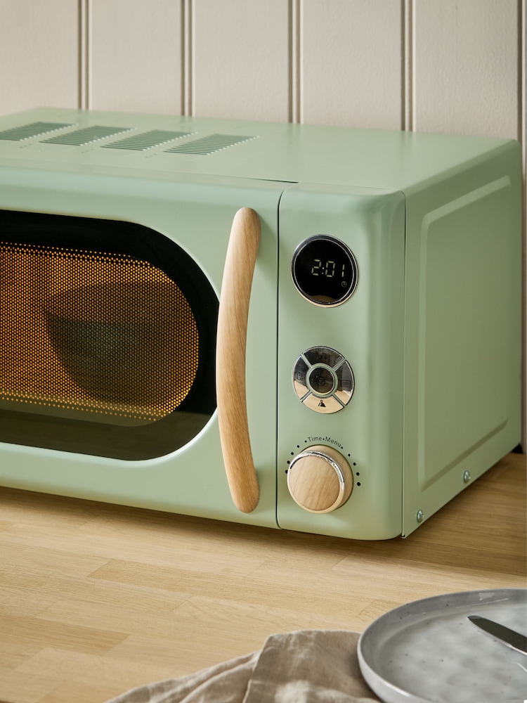 Sage Green Bronx Microwave - Image 4 of 4