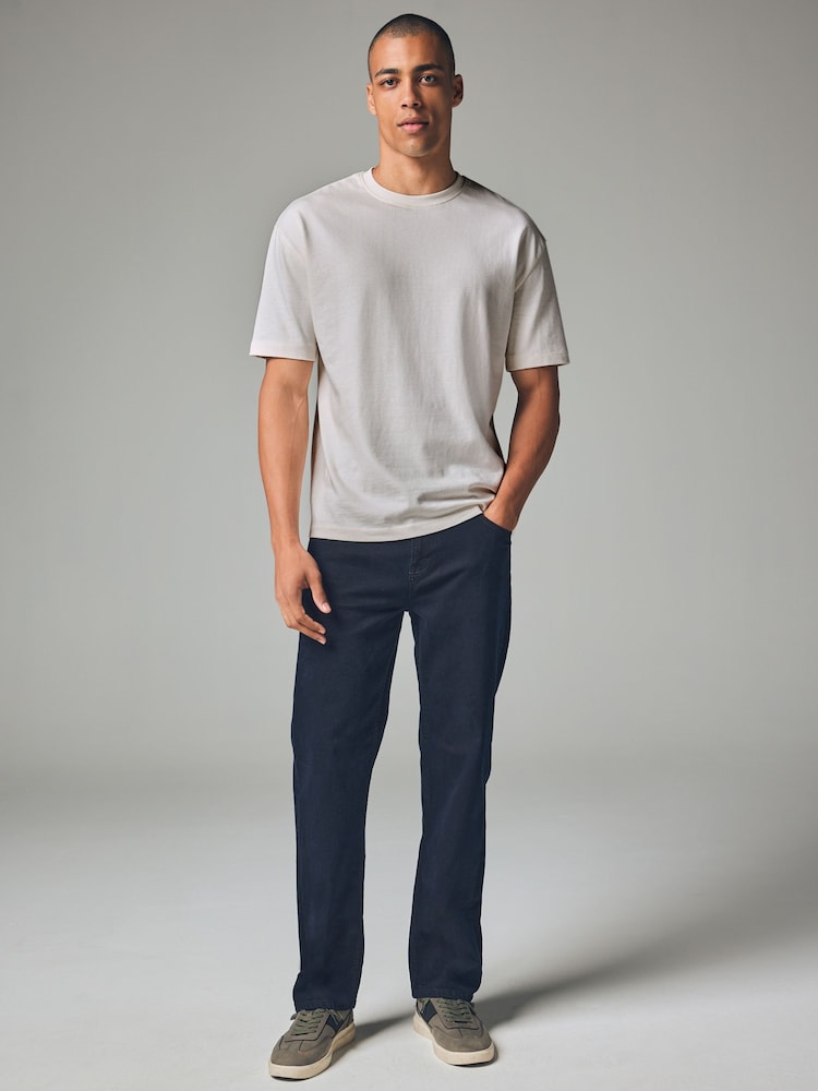 Blue Ink Straight Fit Classic Stretch Jeans - Image 2 of 12