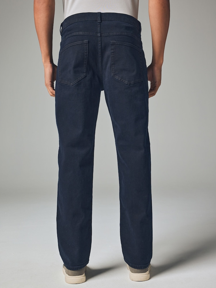 Blue Ink Straight Fit Classic Stretch Jeans - Image 4 of 12