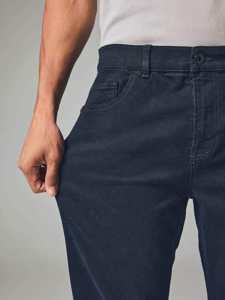 Blue Ink Straight Fit Classic Stretch Jeans - Image 5 of 12
