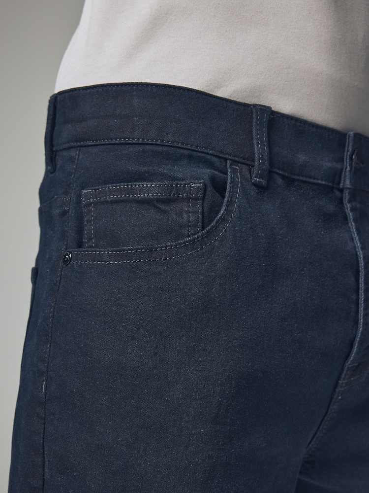 Blue Ink Straight Fit Classic Stretch Jeans - Image 6 of 12
