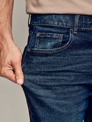 Mid Blue Slim Fit Essential Stretch Jeans - Image 5 of 7