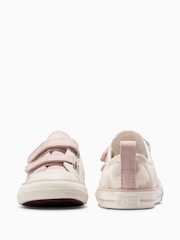 Converse Cream Infant Chuck Taylor Leopard Print 2V Trainers - Image 2 of 3