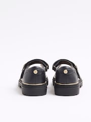 River Island Black Girls Heart Buckle Mary Jane Shoes - Image 2 of 4