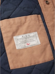 Aubin Bourne Canvas Cotton Brown Gilet - Image 8 of 10